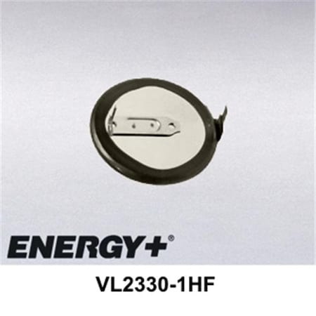 Fedco Batteries FedCo Batteries Compatible with  Panasonic VL2330-1HF Rechargeable Lithium Coin Cell - 50mAh VL2330-1HF